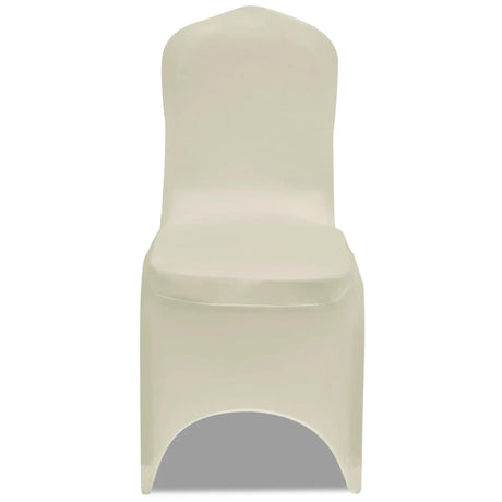 Vidaxl stoelhoes stretch crème (6 stuks)