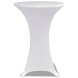 Vidaxl statafelhoes stretch ø70cm wit (2 stuks)