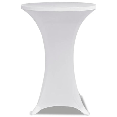 Vidaxl statafelhoes stretch ø80cm wit (2 stuks)
