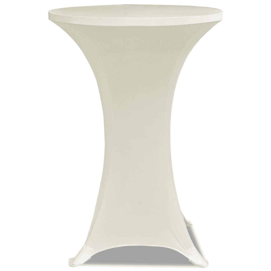 Vidaxl Stand Cover Cover Stretch Ø60cm Cream (2 sztuki)