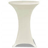 Vidaxl Stand Table Cover Stretch Ø70cm Cream (2 stykker)