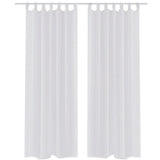 Vidaxl Curtain White 140x175 cm (2 stykker)