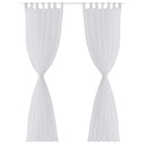 Vidaxl Curtain White 140x175 cm (2 stykker)