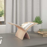 Vidaxl tijdschriftenrek vloermodel hout naturel