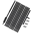 Vidaxl grondboor 80 mm met 13 m verlengstuk staal