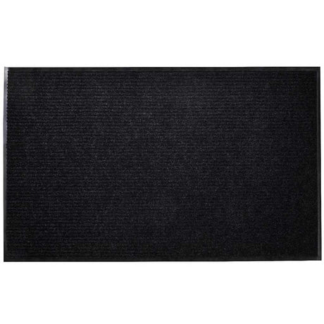 Vidaxl deurmat 90x60 cm pvc zwart