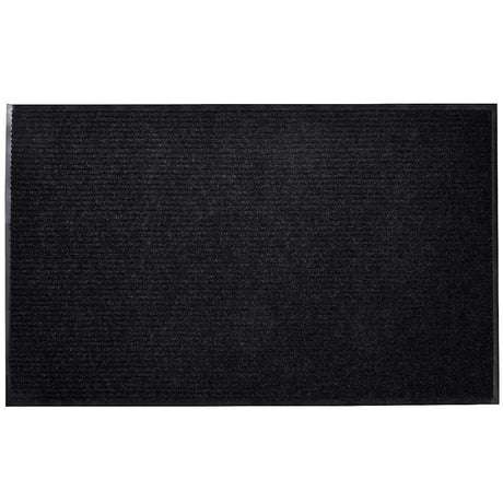 Vidaxl deurmat 90x150 cm pvc zwart