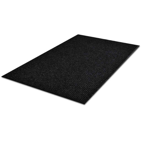 Vidaxl deurmat 90x150 cm pvc zwart