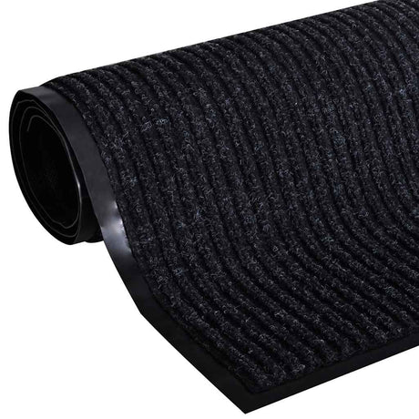Vidaxl deurmat 120x180 cm pvc zwart