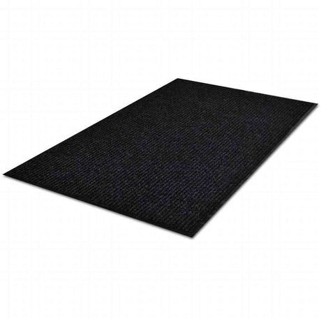 Vidaxl deurmat 120x180 cm pvc zwart