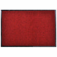 Vidaxl deurmat 90x120 cm pvc rood
