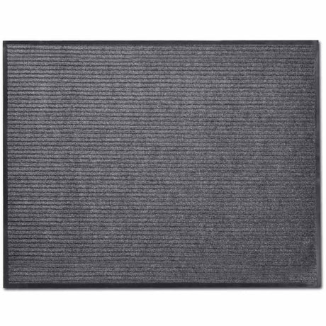 Vidaxl deurmat 90x60 cm pvc grijs