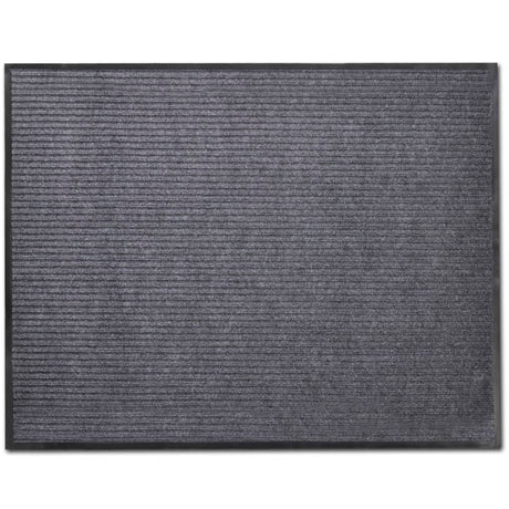 Vidaxl deurmat 90x150 cm pvc grijs