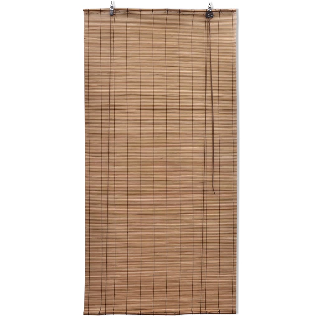 Vidaxl Roller blann 140x160 cm Bambbo Brown