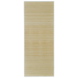 Vidaxl tapijt rechthoekig 80x200 cm bamboe naturel
