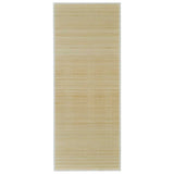 Vidaxl tapijt rechthoekig 120x180 cm bamboe naturel