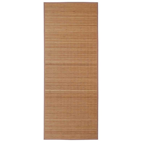Vidaxl tapijt rechthoekig 120x180 cm bamboe bruin
