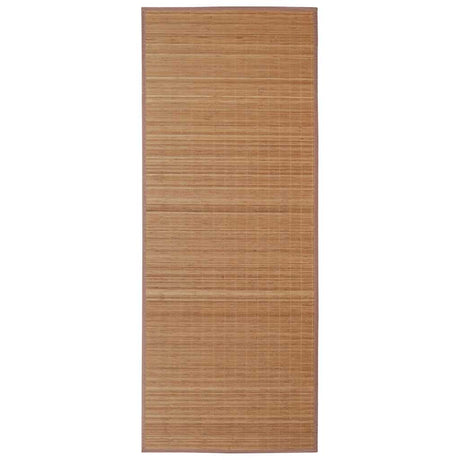Vidaxl tapijt rechthoekig 150x200 cm bamboe bruin