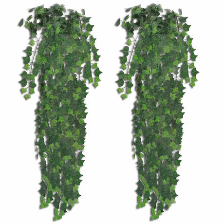 Vidaxl kunstplanten 2 st klimop 90 cm groen