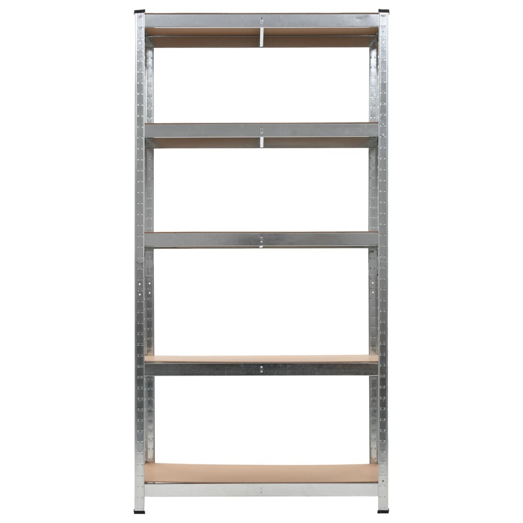 Vidaxl Storage Rack sølvfargede 2 stk