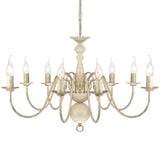 Vidaxl Chandelier Metal blanc 8 x E14 Lampes