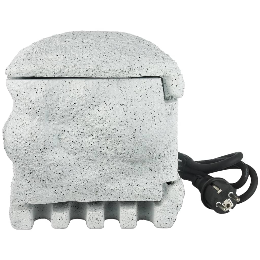 Vidaxl Garden Stop Contacto con control remoto de piedra artificial