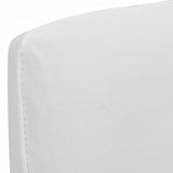 Vidaxl 6 STED bedeckt gerade Stretch White