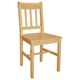 Vidaxl eetkamerstoelen 4 st grenenhout