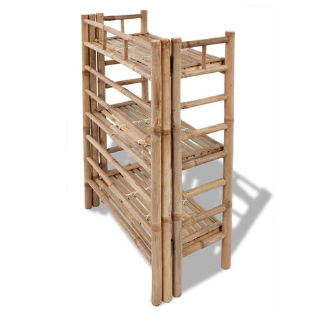 Vidaxl plantenrek bamboe met 3 plankjes