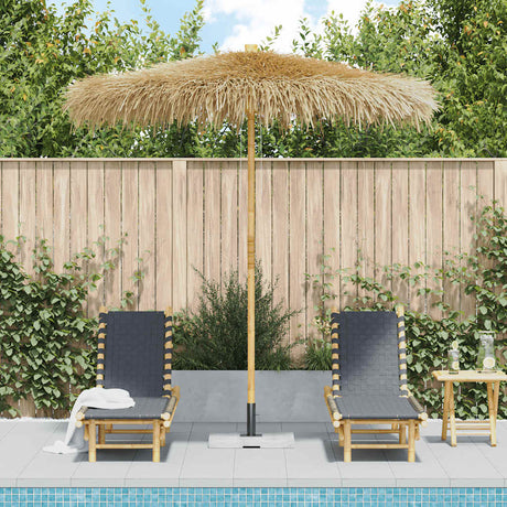 Vidaxl parasol van bamboe met dak van bananenbladeren 270 cm