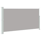 Vidaxl tuinscherm uittrekbaar 160x300 cm grijs