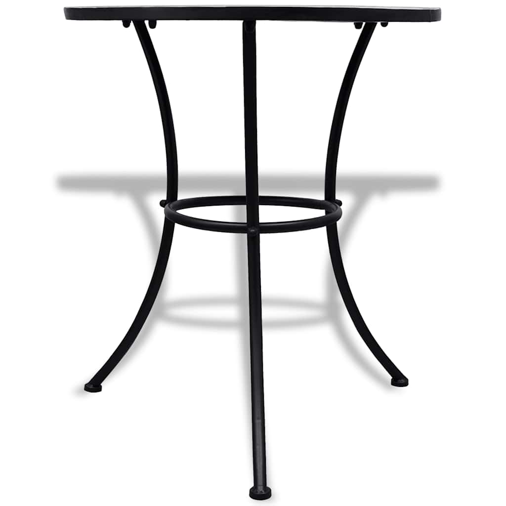 Vidaxl bistrotafel 60 cm mozaïek blauw en wit
