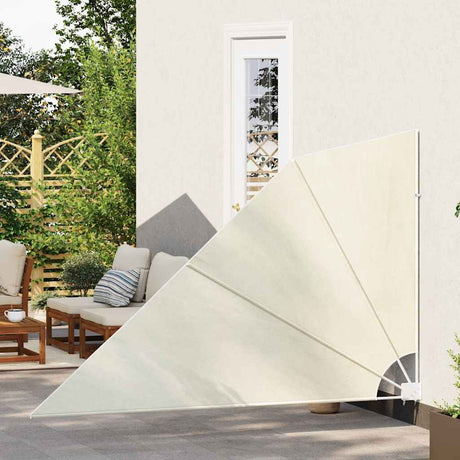 Vidaxl balkonscherm inklapbaar 160x240 cm crème