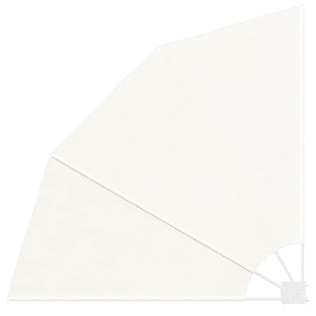 Vidaxl balkonscherm inklapbaar 140x140 cm crème
