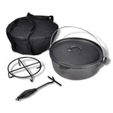 Vidaxl braadpan 5,6 l inclusief accessoires