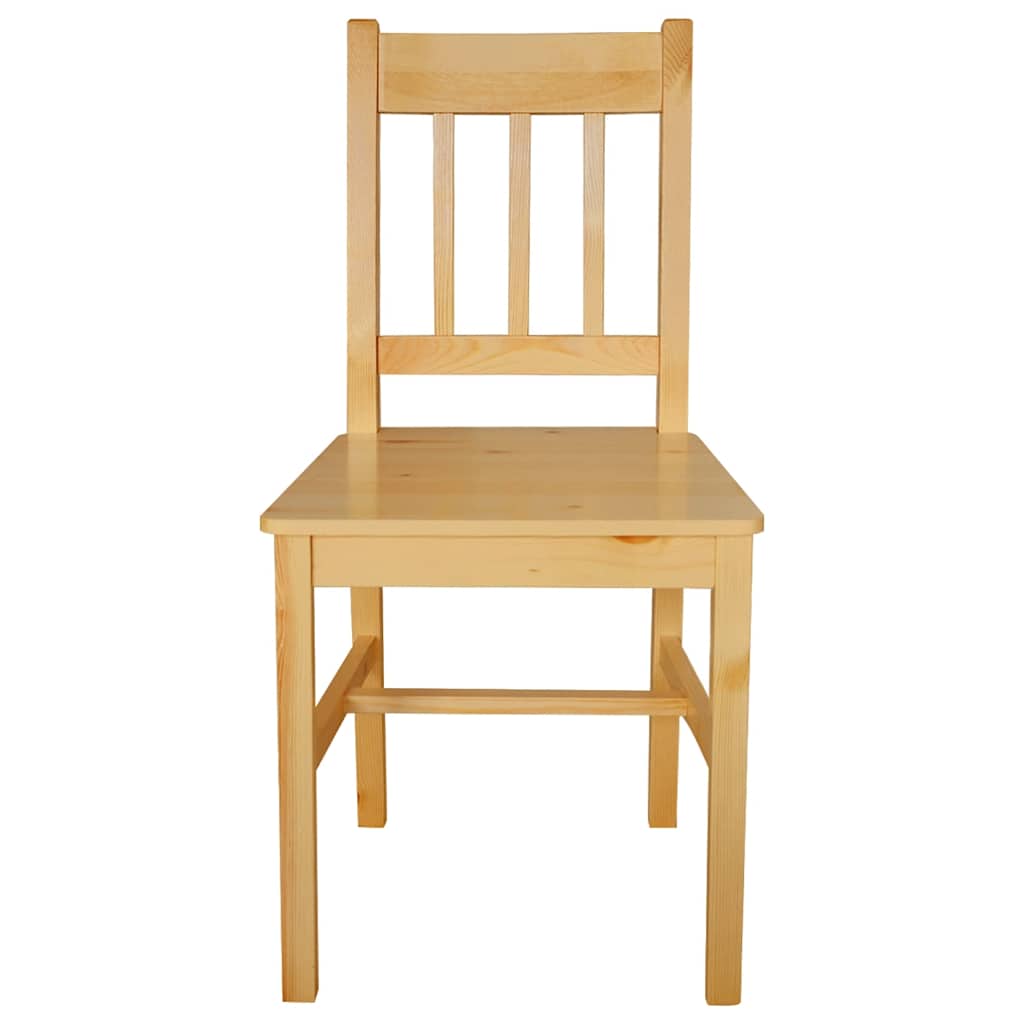 Vidaxl eetkamerstoelen 6 st grenenhout