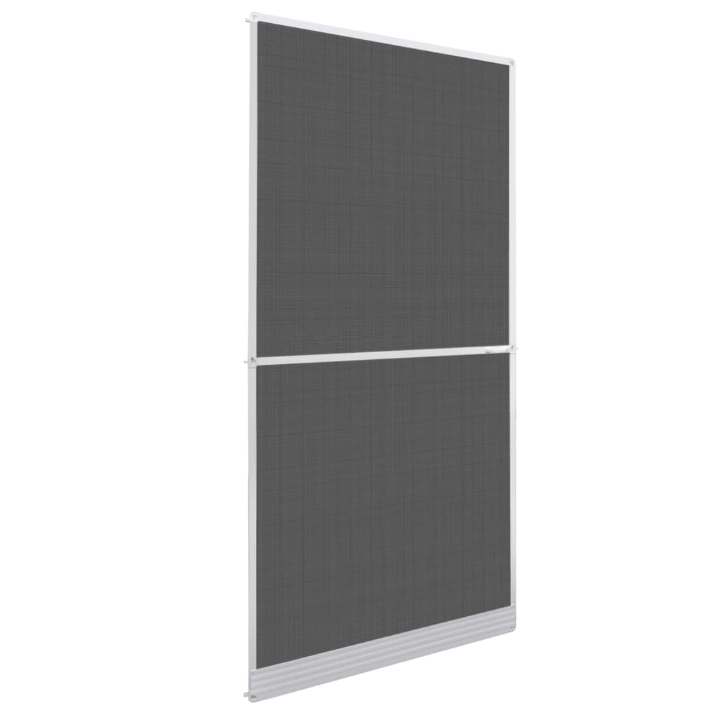 Vidaxl screen door with hinges 100x215 cm white