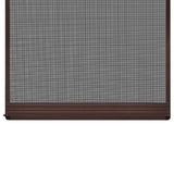 Vidaxl screen door with hinges 100x215 cm brown