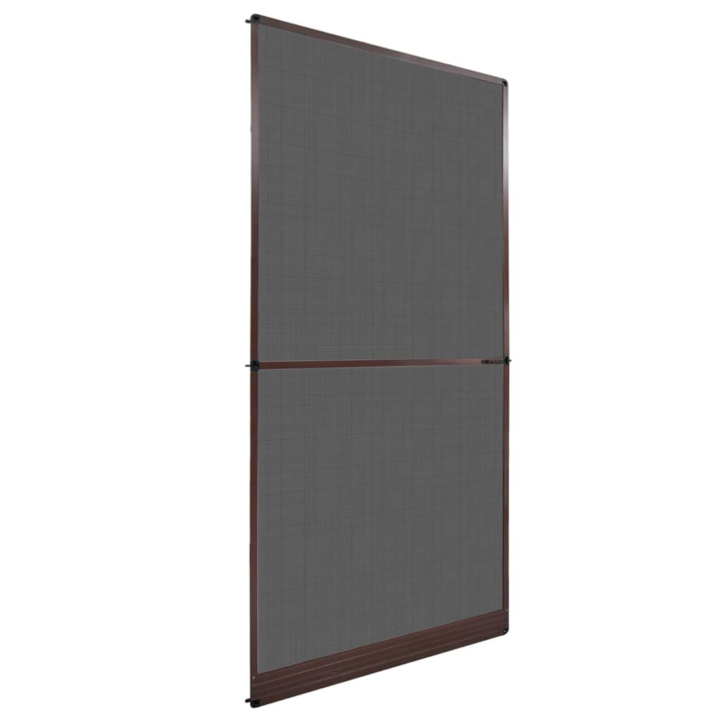 Puerta de pantalla Vidaxl con bisagras Brown 120 x 240 cm