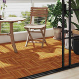 Vidaxl Terrace Fliser Acacia Wood 30 x 30 cm lodret mønster (10 stykker)