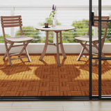 Vidaxl Terrace Tiles Acacia Wood 30 x 30 cm (10 piezas)