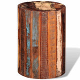 Vidaxl kruk massief gerecycled hout