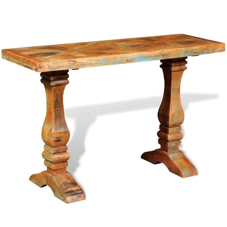 Vidaxl wandtafel massief gerecycled hout