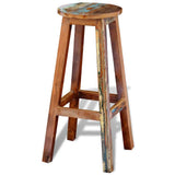 Vidaxl barkruk massief gerecycled hout