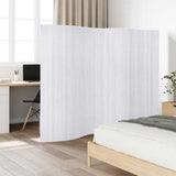 Vidaxl kamerscherm breedte 250 cm hoogte 165 cm bamboe wit