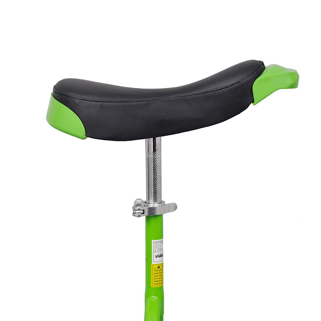 Vidaxl Unicycle nastavitelný (zelená 16 palců)