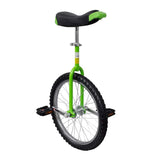 Vidaxl Unicycle justerbar 20 tommer grøn