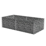 Vidaxl Gabion Pflanzer Benk 180x90x50 cm verzinkter Stahl