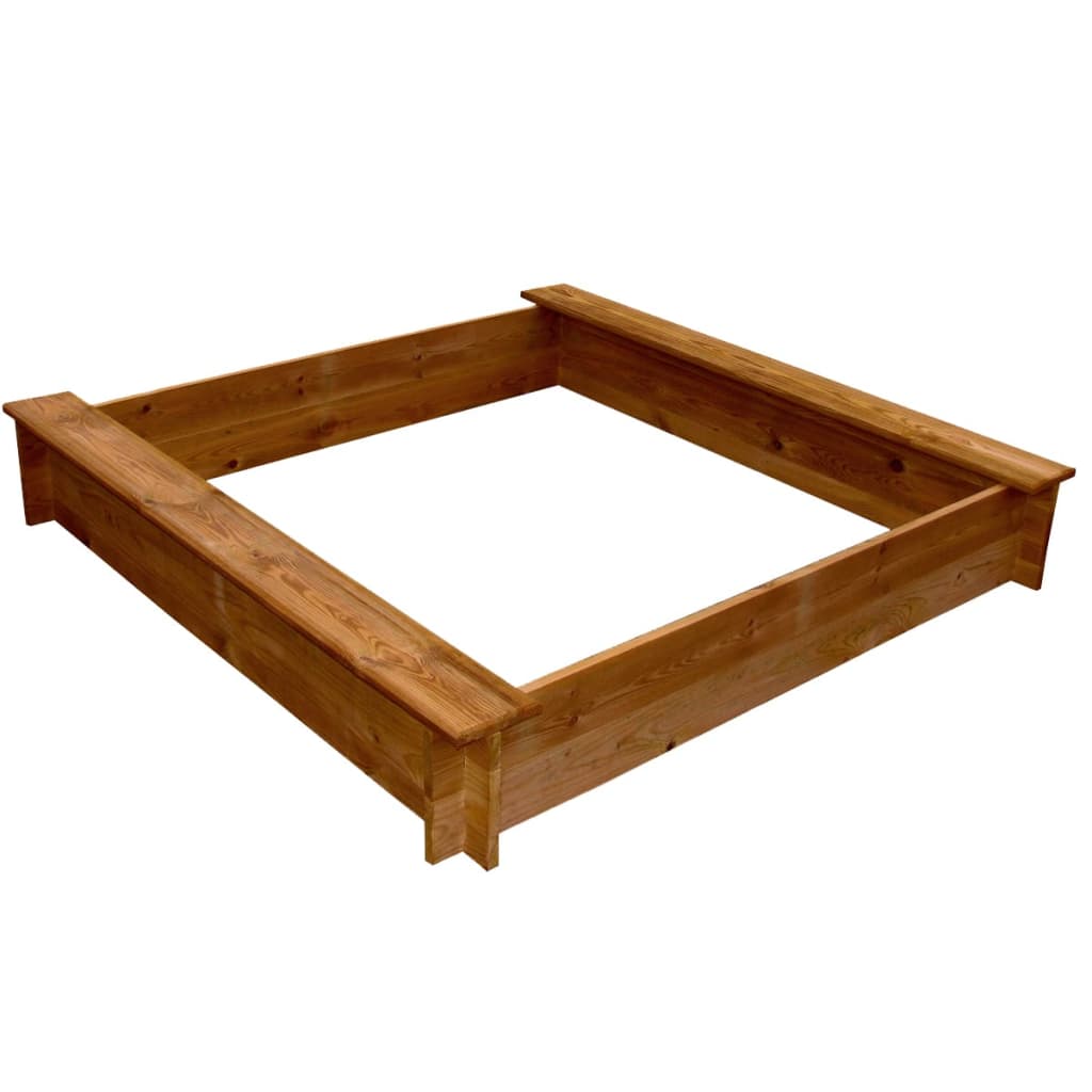 Vidaxl Sandbox Square Wood