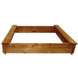 Vidaxl Sandbox Square Wood